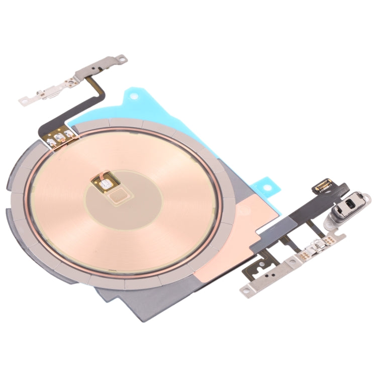 For iPhone 13 6.1 inch Wireless Charging Power On/Off and Volume Buttons Flex Cable Repair Part (without Logo) For iPhone 13 6.1 inch Wireless Charging Power On/Off and Volume Buttons Flex Cable Repair Part (without Logo)